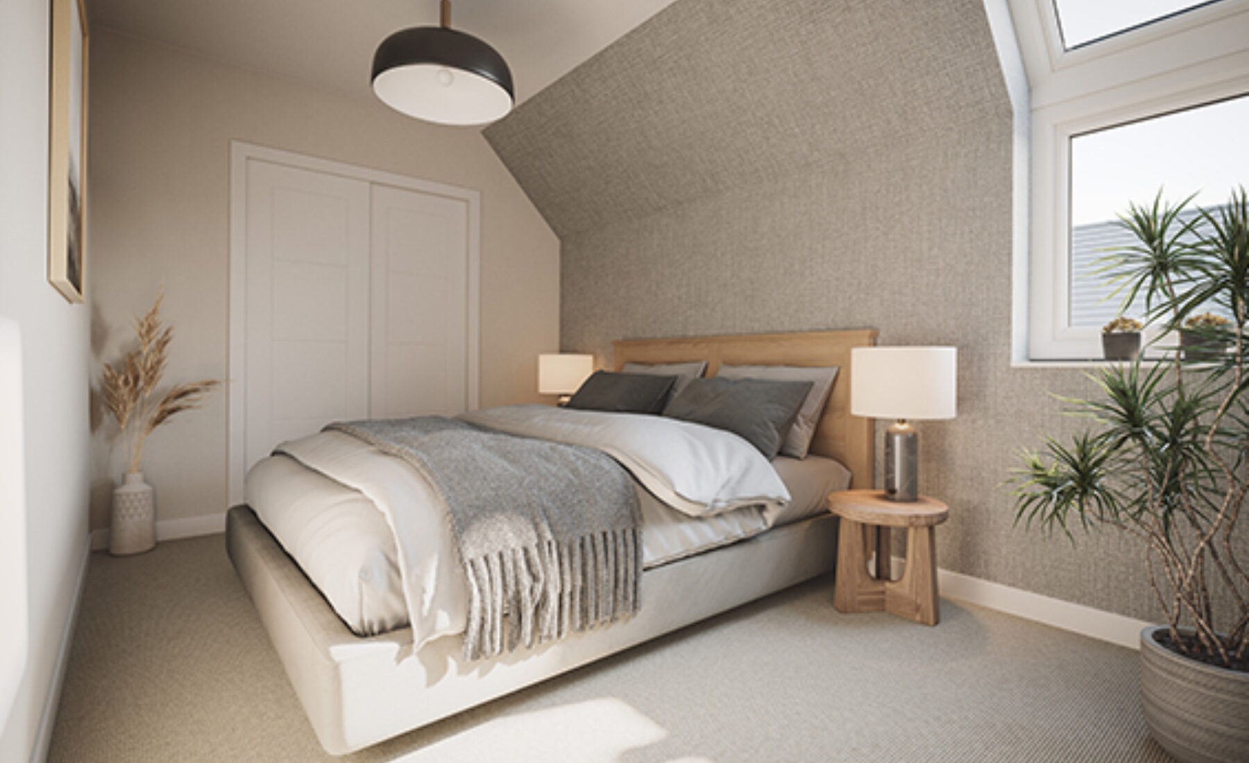 Bedroom New Build House Willowburn Internal CGI 565x380 0001 Tarves HT 95 Bedroom FINAL